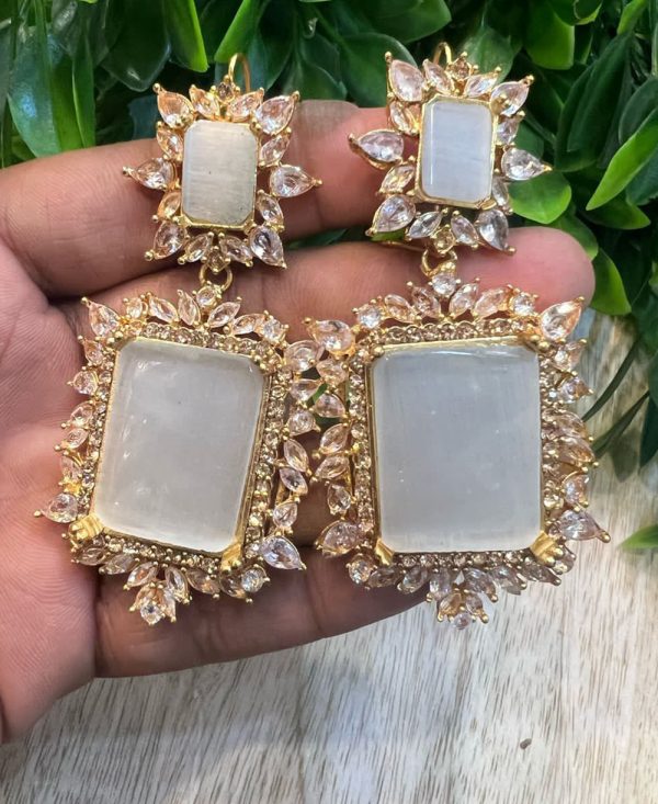 Standard Glass Stone Earrings