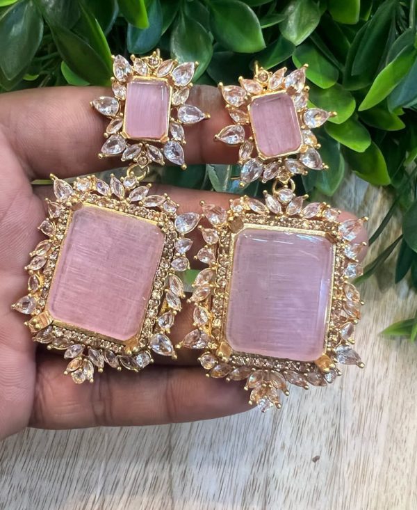 Standard Glass Stone Earrings