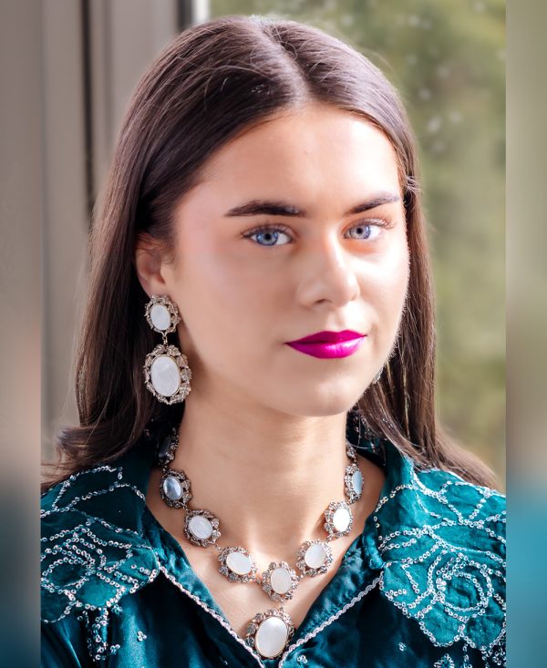 Cabochon Statement Necklace