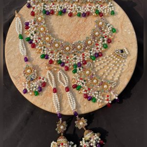 Choker Necklace with Earrings